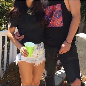 SOLD - Brandy Melville acid wash t shirt